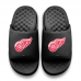 Unisex Detroit Red Wings ISlide Black Primary Motive Slide Sandals