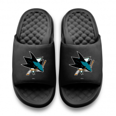Unisex San Jose Sharks ISlide Black Primary Motive Slide Sandals