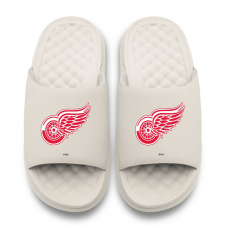 Unisex Detroit Red Wings ISlide Cream Primary Motive Slide Sandals