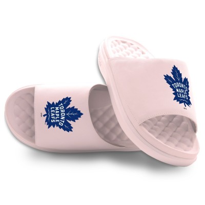 Unisex Toronto Maple Leafs ISlide Pink Primary Motive Slide Sandals