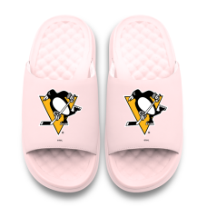 Unisex Pittsburgh Penguins ISlide Pink Primary Motive Slide Sandals