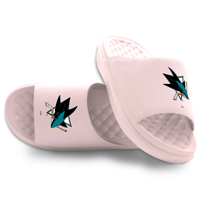 Unisex San Jose Sharks ISlide Pink Primary Motive Slide Sandals