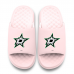 Unisex Dallas Stars ISlide Pink Primary Motive Slide Sandals