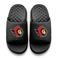 Unisex Ottawa Senators ISlide Black Primary Motive Slide Sandals