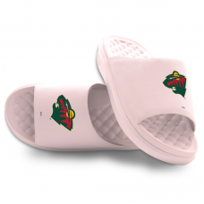 Unisex Minnesota Wild ISlide Pink Primary Motive Slide Sandals