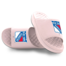 Unisex New York Rangers ISlide Pink Primary Motive Slide Sandals Unisex New York Rangers ISlide Pink Primary Motive Slide Sandals