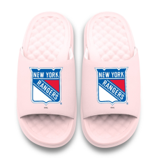 Unisex New York Rangers ISlide Pink Primary Motive Slide Sandals Unisex New York Rangers ISlide Pink Primary Motive Slide Sandals