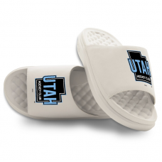 Unisex Utah Hockey Club ISlide Cream Primary Motive Slide Sandals