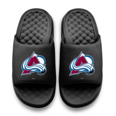 Unisex Colorado Avalanche ISlide Black Primary Motive Slide Sandals Unisex Colorado Avalanche ISlide Black Primary Motive Slide Sandals