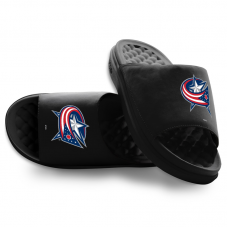 Unisex Columbus Blue Jackets ISlide Black Primary Motive Slide Sandals
