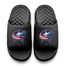 Unisex Columbus Blue Jackets ISlide Black Primary Motive Slide Sandals