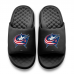 Unisex Columbus Blue Jackets ISlide Black Primary Motive Slide Sandals