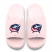 Unisex Columbus Blue Jackets ISlide Pink Primary Motive Slide Sandals
