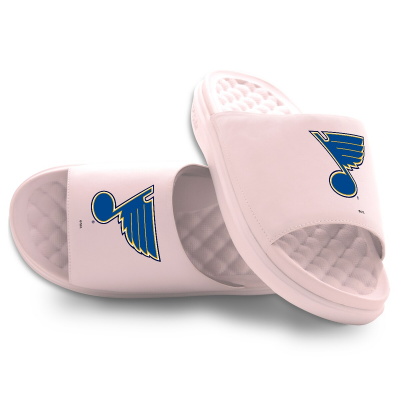 Unisex St. Louis Blues ISlide Pink Primary Motive Slide Sandals