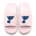 Unisex St. Louis Blues ISlide Pink Primary Motive Slide Sandals