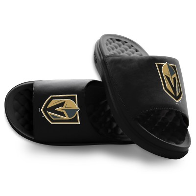 Unisex Vegas Golden Knights ISlide Black Primary Motive Slide Sandals