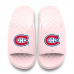 Unisex Montreal Canadiens ISlide Pink Primary Motive Slide Sandals