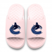 Unisex Vancouver Canucks ISlide Pink Primary Motive Slide Sandals