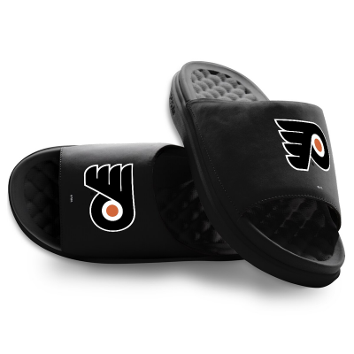 Unisex Philadelphia Flyers ISlide Black Primary Motive Slide Sandals