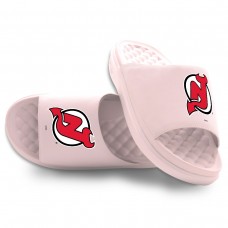 Unisex New Jersey Devils ISlide Pink Primary Motive Slide Sandals