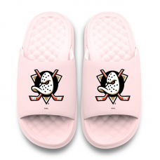Unisex Anaheim Ducks ISlide Pink Primary Motive Slide Sandals