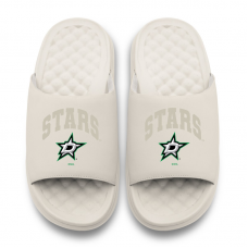 Unisex Dallas Stars ISlide Cream Tonal Pop Motive Slide Sandals