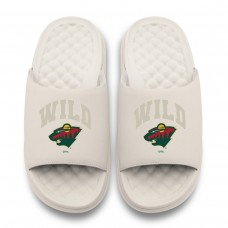 Unisex Minnesota Wild ISlide Cream Tonal Pop Motive Slide Sandals