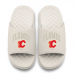 Unisex Calgary Flames ISlide Cream Tonal Pop Motive Slide Sandals