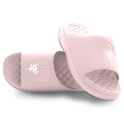 Unisex Pittsburgh Penguins ISlide Pink Tonal Pop Motive Slide Sandals