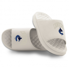 Unisex Vancouver Canucks ISlide Cream Tonal Pop Motive Slide Sandals