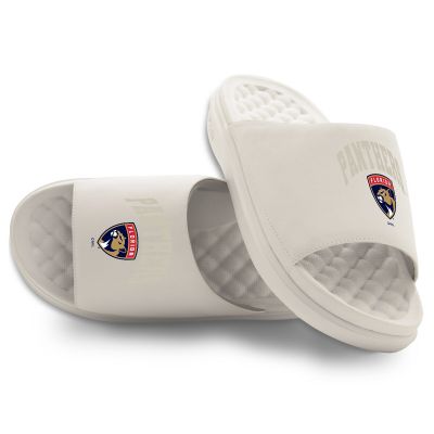 Unisex Florida Panthers ISlide Cream Tonal Pop Motive Slide Sandals