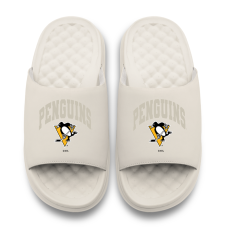 Unisex Pittsburgh Penguins ISlide Cream Tonal Pop Motive Slide Sandals