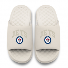 Unisex Winnipeg Jets ISlide Cream Tonal Pop Motive Slide Sandals