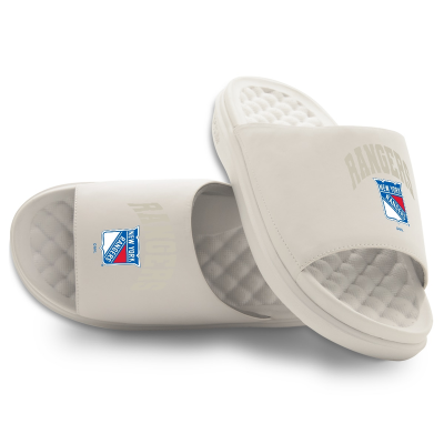 Unisex New York Rangers ISlide Cream Tonal Pop Motive Slide Sandals