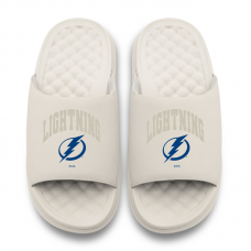 Unisex Tampa Bay Lightning ISlide Cream Tonal Pop Motive Slide Sandals