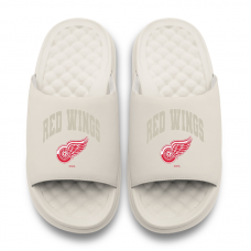 Unisex Detroit Red Wings ISlide Cream Tonal Pop Motive Slide Sandals