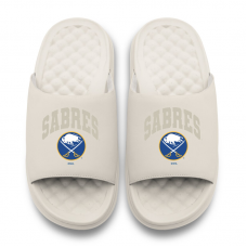 Unisex Buffalo Sabres ISlide Cream Tonal Pop Motive Slide Sandals