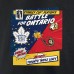 Футболка Toronto Maple Leafs vs. Ottawa Senators Black 2025 Stanley Cup Playoffs Rivalry Comic Pop