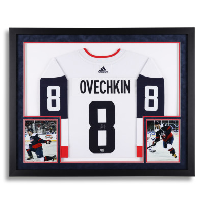 Джерси с автографом Alexander Ovechkin Washington Capitals Fanatics Authentic Deluxe Framed 2023 Stadium Series adidas