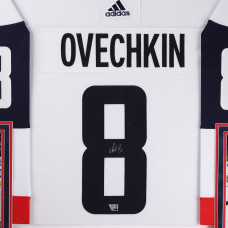 Джерси с автографом Alexander Ovechkin Washington Capitals Fanatics Authentic Deluxe Framed 2023 Stadium Series adidas