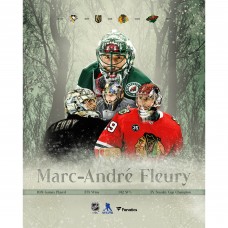 Marc-Andre Fleury Minnesota Wild Unsigned Fanatics Authentic NHL Retirement Stylized Photograph