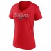 Футболка Женская Florida Panthers Fanatics Red 2025 Stanley Cup Champions Signature Roster V-Neck