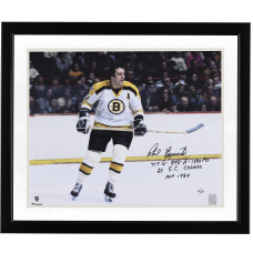 Фото с автографом Phil Esposito Boston Bruins Fanatics Authentic 16 x 20 White Jersey Skating with Multiple Inscriptions - Limited Edition of 10 Фото с автографом Phil Esposito Boston Bruins Fanatics Authentic 16 x 20 White Jersey Skating with Multiple Inscriptions - Limited Edition of 10