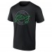 Dallas Stars Black Colorblock Puck T-Shirt