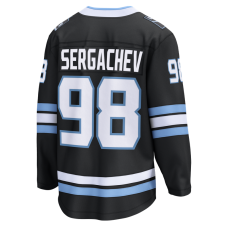 Джерси Utah Mammoth Mikhail Sergachev Fanatics Black Home Breakaway