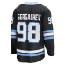 Джерси Utah Mammoth Mikhail Sergachev Fanatics Black Home Breakaway