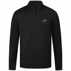 Minnesota Wild Levelwear Black Tailgate Quarter-Zip Pullover