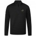 Minnesota Wild Levelwear Black Tailgate Quarter-Zip Pullover