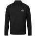 Edmonton Oilers Levelwear Black Tailgate Quarter-Zip Pullover