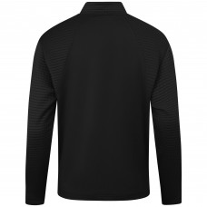 Edmonton Oilers Levelwear Black Tailgate Quarter-Zip Pullover